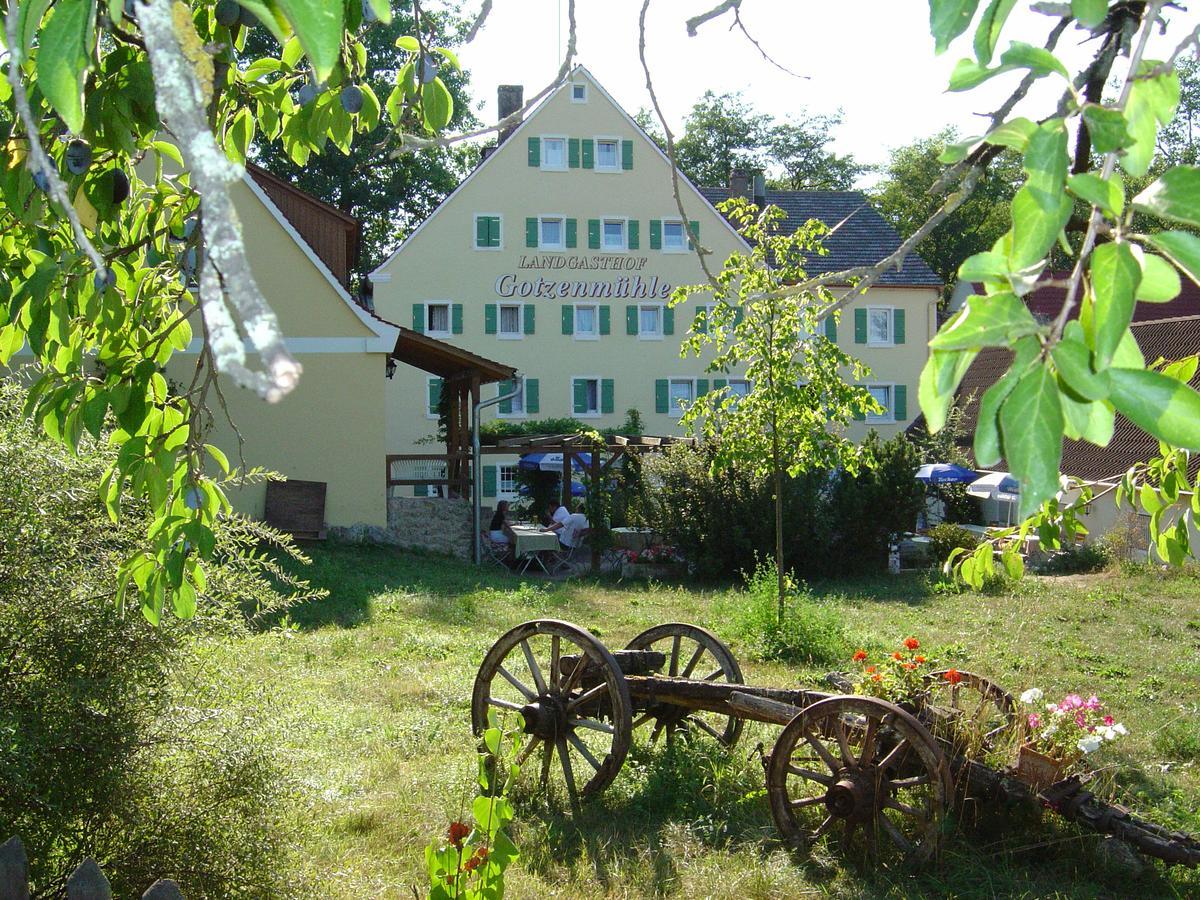 Landgasthof Gotzenmuehle Lichtenau  Exterior foto